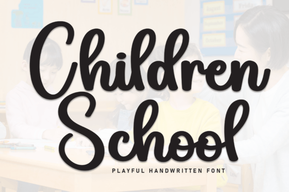Download Children School Font - Children Collection